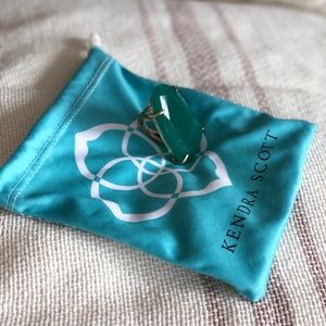 Kendra Scott Teal Jewel Ring Sz 7